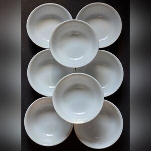 Set of 6 Corelle Pyrex Butterfly Gold Cereal Bowls